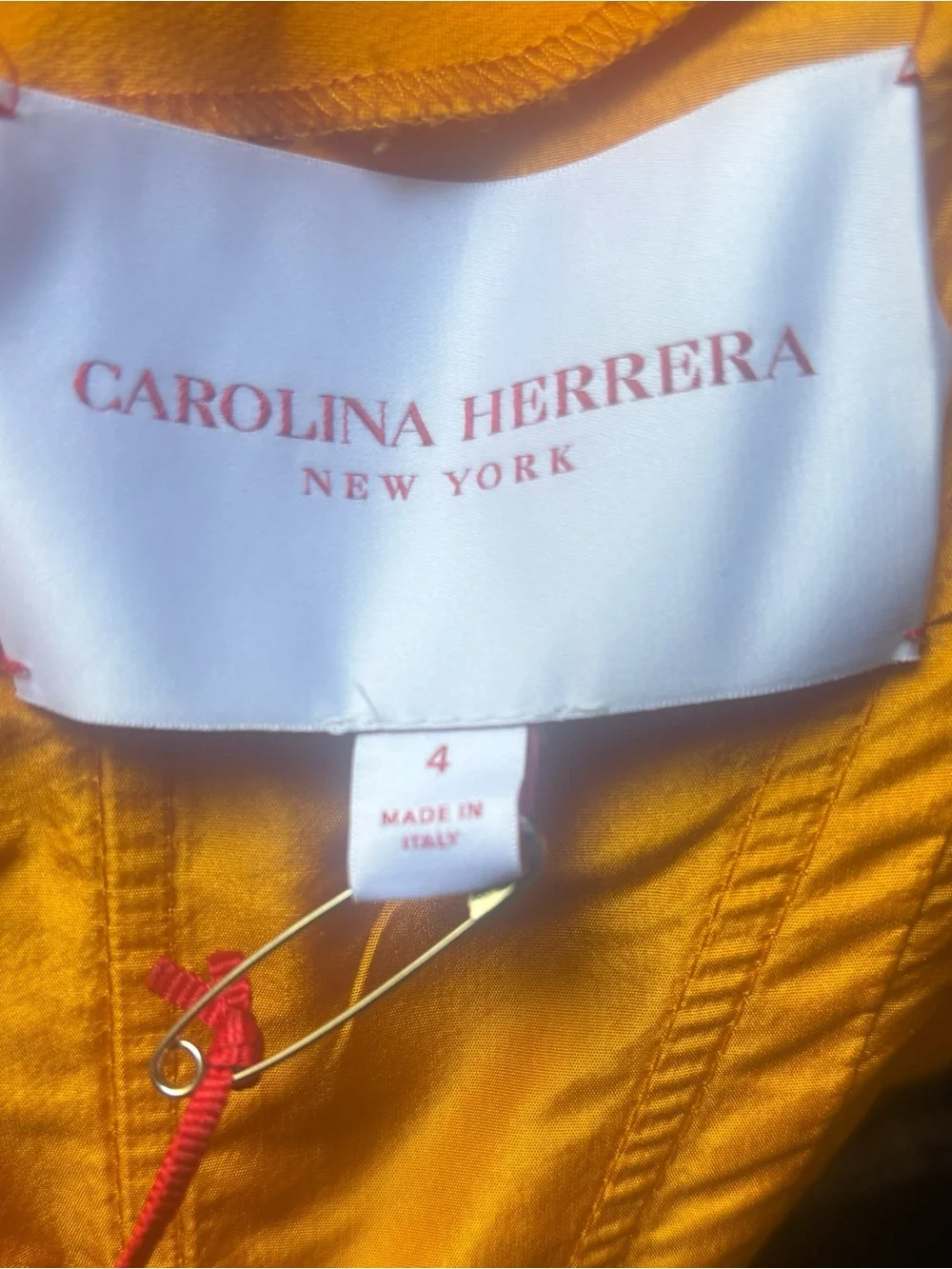 Carolina Herrera Off The Shoulder Midi Dress - Picture 15 of 16